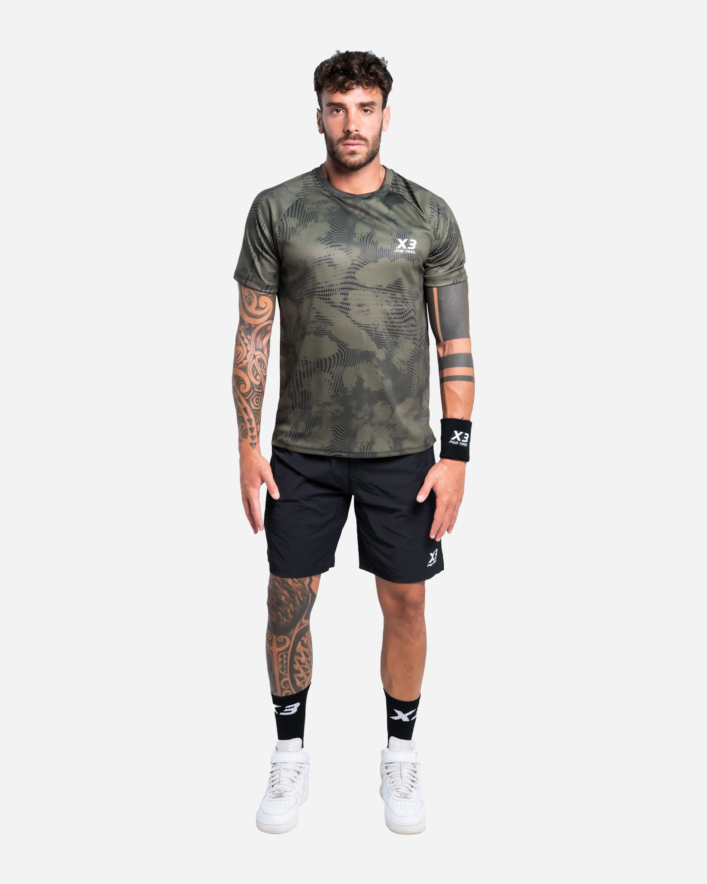 T-shirt tennis X3 POR TRES BRUXELLES M - 1 | Cisalfa Sport